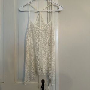 Hollister lace tank top, possible cover up